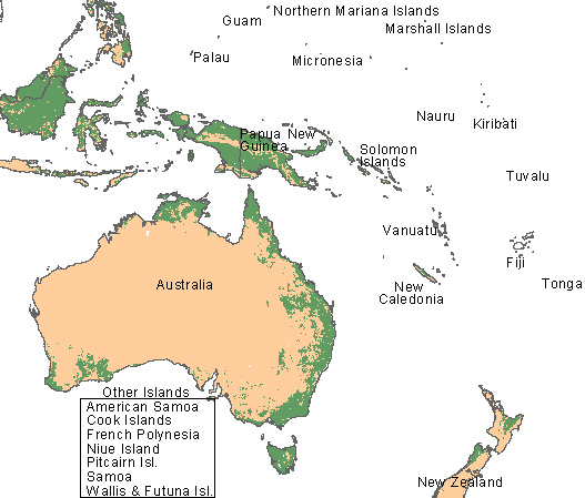 oceania forests